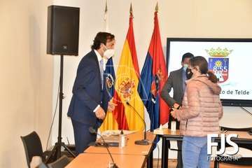 Sesión plenaria del mes de noviembre de 2020/TA y Francisco Javier Santana.